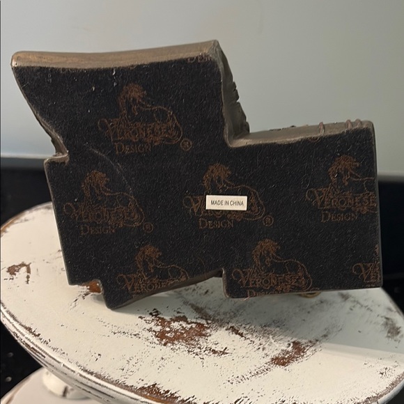 Steampunk Owl Cell Phone Pen Desk Statue Figurine Bronze Aviator Space Halloween - Picture 12 of 13